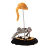 Cat Spring Mouse Toy Scratch Resistant Boredom Relief Interactive Kitten