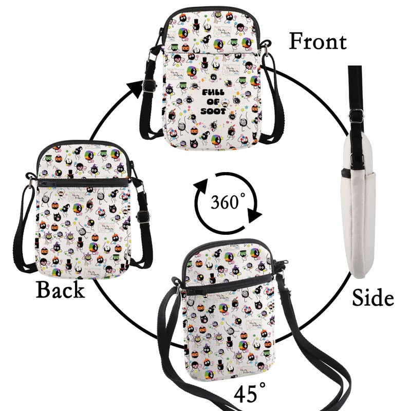 MBMSO Soot Sprite Crossbody Bag Full of Soot Spirited Away