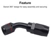 TunePro 6AN Hose End Fitting 45 Degree Swivel for CPE