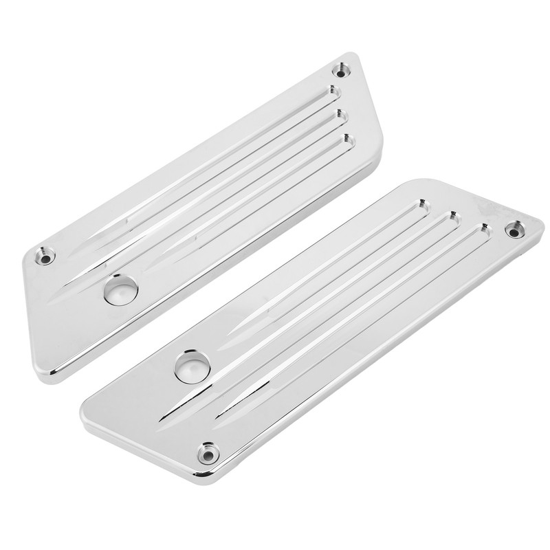 2 Pcs Saddlebag Latch Covers Saddle Bag Outer Lid Hinge