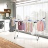 YUBELLES Clothes Drying Rack, Gullwing Laundry Rack, Collapsible, Space-Saving Laundry