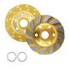 Generic Diamond Cup Grinding Wheel, 4-Inch 12-Segment Turbo Row Diamond