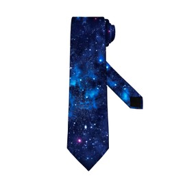 Corbata divertida para hombre, corbata delgada y delgada para ocasiones formales, boda, regalo de negocios, Cielo estrellado en el espacio abierto, Talla única