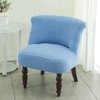 Armless Accent Chair Cover, Jacquard Stretch Armless Slipper Chair Cover,Modern