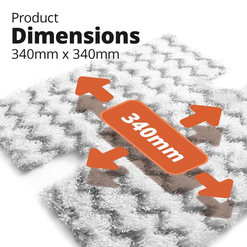 Reliapart Steam Mop Floor Pads Rectangular Head Type for Shark