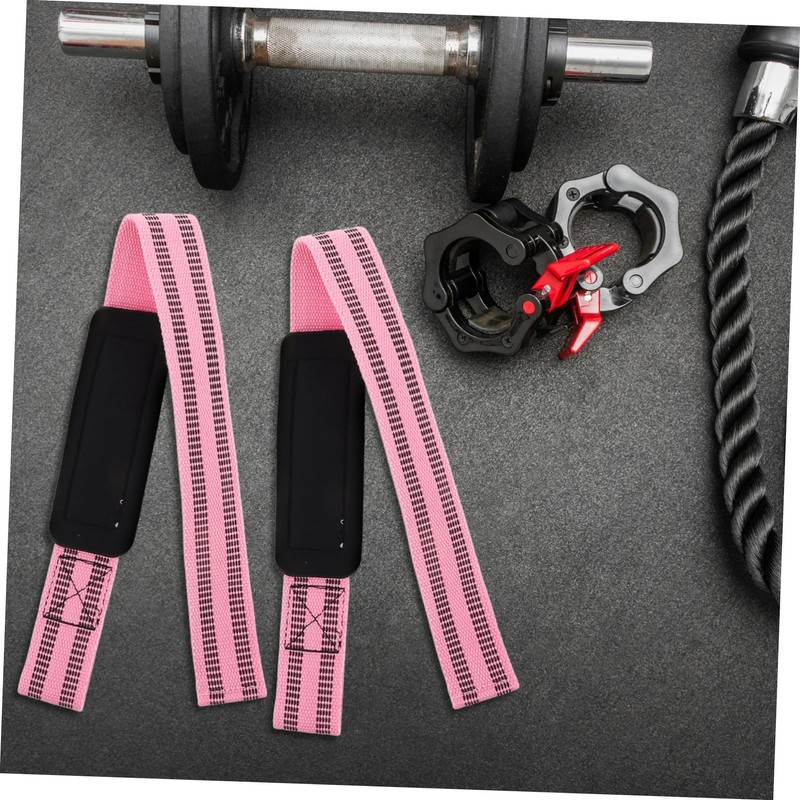 BIUDECO Enhanced Workout Wrist Straps Deadlift Assistance Belt Grip Strength
