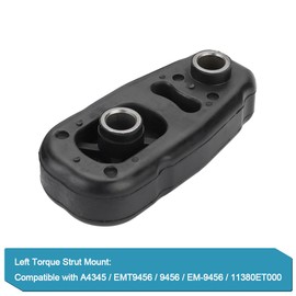 JDMON 1Pcs Engine Motor Left Torque Strut Mount Replacement for Nissan Sentra 2.0L 2007 2008 2009 2010 2011 2012 Auto CVT Trans Compatible with A4345, 9456, 11380ET000