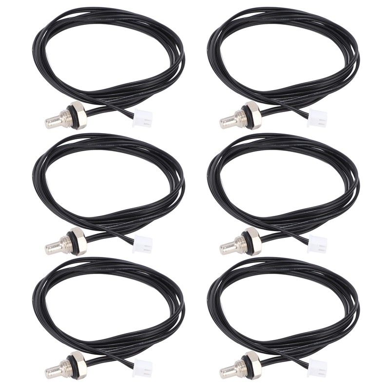 10Pcs Thermistor Sensor NTC Temperature Probe Hex Head 1 Meter