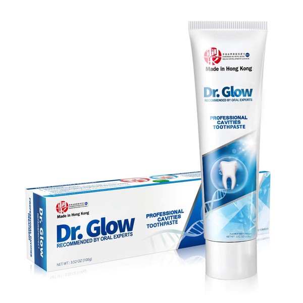 Dr. Glow Caries Repair Toothpaste for Adults, Remineralising Hydroxyapatite Toothpaste,