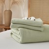 DXHOME Muslin Bed Linen 135 x 200 cm Green Plain