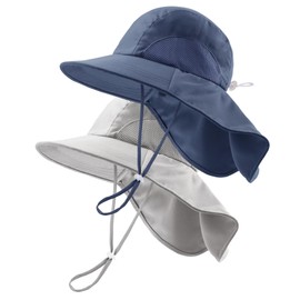 FURTALK Toddler Kids Sun Hat UPF 50+ Sun Protective Bucket Hat for Baby Summer Beach Hats