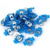 Sourcingmap M8 Plastic Cover Plain Channel Nuts 25pcs for Unistrut