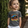 Toddler Boys Monster Truck Graphic Shirt Easily Distracted by Trucks