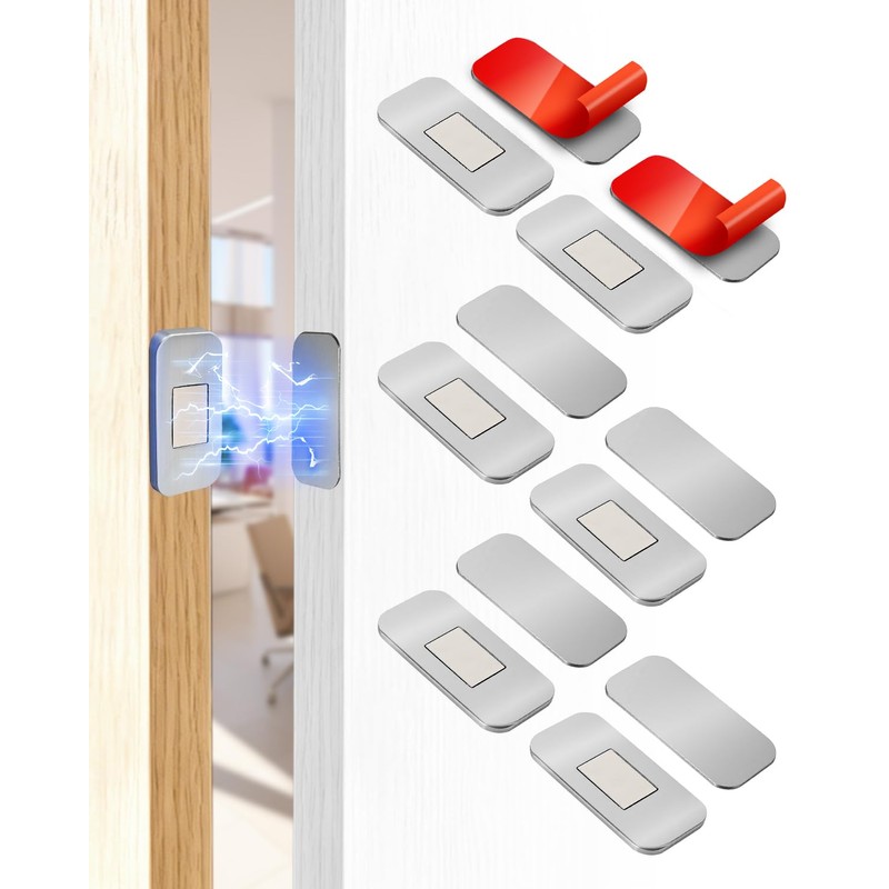 6 Pack Magnetic Cabinet Door Catch Latches, Ultra Thin Cabinet