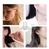 Clear Silicone Earring Backs for Droopy Ears & Studs with