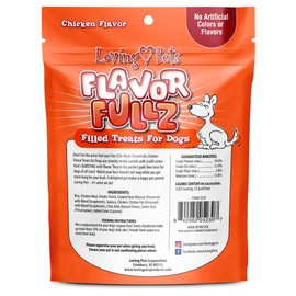 Loving Pets Flavorfullz Filled Treats for Dogs, Chicken 6 oz.