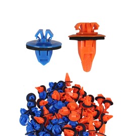 100 pcs Fender Flare Clips Molding Retainer Clips for Toyota 4Runner, FJ Cruiser, Highlander, RAV4, Tacoma - Push Door Trim Fastener - Replace OEM: 75495-35010 75397-35010