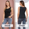 Silicherry 3 Pcs Womens Thermal Tank Tops Fleece Cami Underwear
