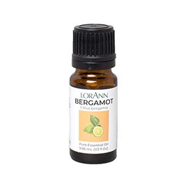 LorAnn Bergamot Oil (100% Pure Food Grade), 1/3 Ounce Dropper Bottle