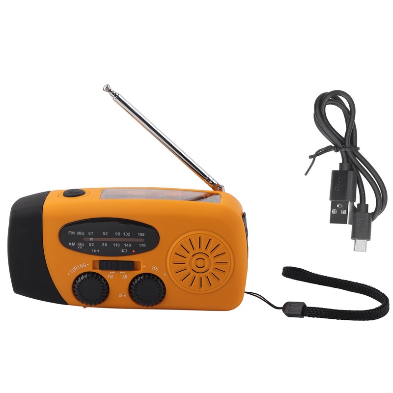 Hand Crank Solar Radio Multifunctional Emergency Radio LED Radio with