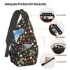 Strawberry Sling Backpack Chest Bag Crossbody Shoulder Bag Gym Cycling