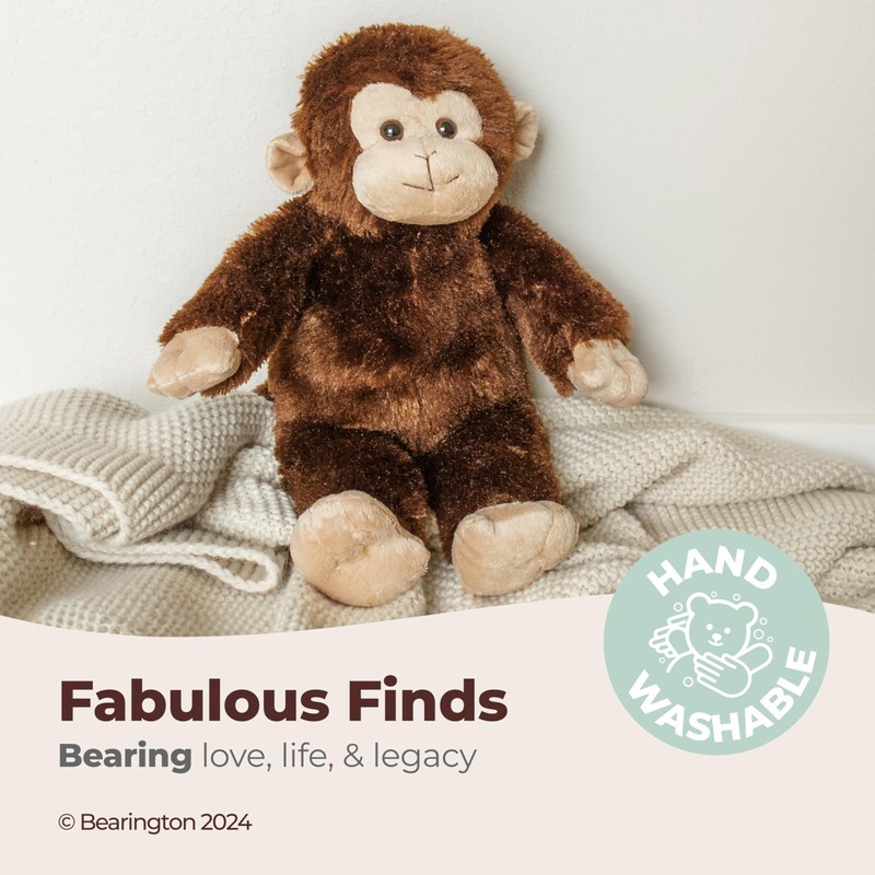 Bearington Swings Monkey Stuffed Animal - 15" Stuffed Monkey Toys