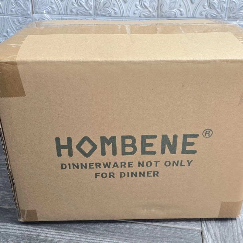 HOMBENE DINNERWARE NOT ONLY FOR DINNER 18 Pc. HOMBENE Ceramic