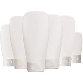 12Pcs Empty White Plastic Squeezed Facial Cleanser Makeup Comestic Soft Tube Bottle Container Vial Packaging Pot with Flip Cap for Body Bath Lotion Shower Gel Wash Shampoo Travel (150ML / 5oz)