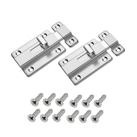 VAJX Sliding Door Lock, Acrylic, 3 Inches