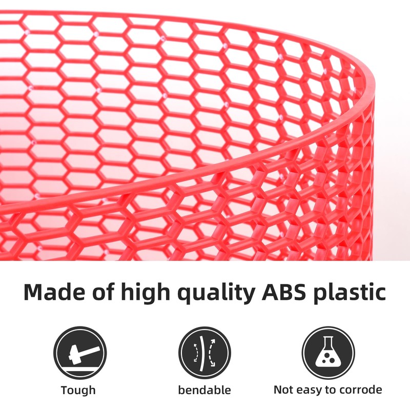 AggAuto 47"x16" ABS Plastic Universal Car Grill Mesh, Automotive Grille