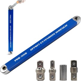 Unbranded Ready Offset Extension Wrench, Tight Reach Extension Wrench Set, with 1/2