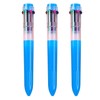 HeTaoCat Multicolor Pens 3 Pack 0.5mm 10-in-1 Retractable Ballpoint Pens