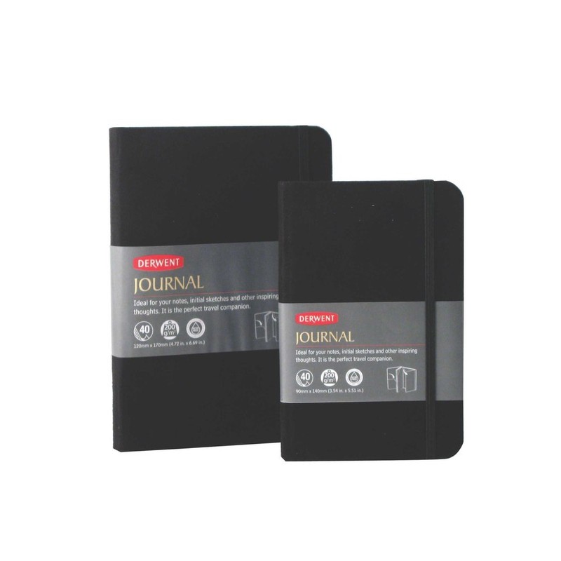 Derwent Faux suede journal 200gsm ,40 sheets, Small