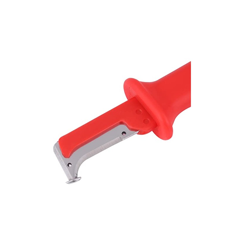 Cuchillo Pelacables Eléctrico de Seguridad, Aislamiento Rojo
