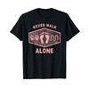 Never Walk Alone Horse, Dog and Rider T-Shirt for Men