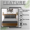 VELVETIO Easy Care Plain Charcoal Fitted Sheet, Soft Breathable 100%