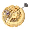 8N24 Watch Movement Golden Alloy Automatic Hollow Out Watch Replacement
