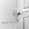 KOVOSCH Concave Wall Door Stops 2 Pack – Protects Walls