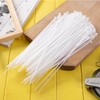 Cable Zip Ties Heavy Duty, White Nylon Zip Ties, Clear