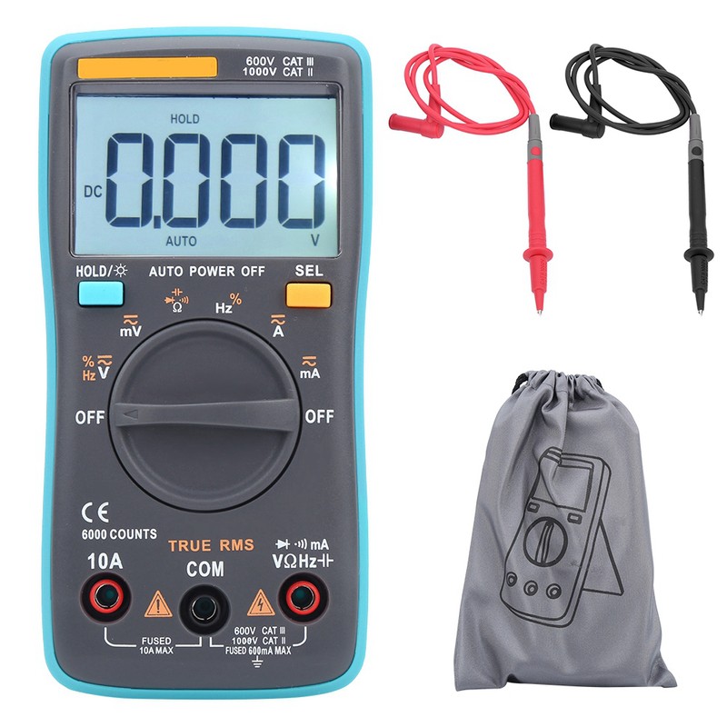 ZT101 Digital Multimeter AC DC Voltmeter Ammeter Ohmmeter Volt Tester