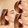 PATISORNA 3Pairs Gold Hoop Earrings Set for Women Chunky Gold