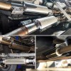 KEEPDSGN 3" Inlet/3" Outlet Exhaust Muffler Resonator Deep Tone For