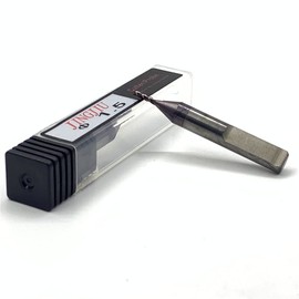 1.5mmx43L Cutter(B3403-RIC08409B) in Carbide and 1.0mm Tracer Point(B3404 - RIC08410B) in HSS fit for KEYLINE-BIANCHI 994 LASER Machine and F Clamp Key Machine (5pcs cutters)