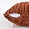 Fancy Homi 2 Packs Rust Big Decorative Throw Pillow Covers