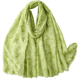 FAIRYGATE Green Scarf for Women UK Autumn Vibes Cozy Autumn Scarves Soft Scarfs for Fall Foliage Elegant Shawls for Crisp Days 18251