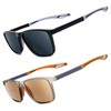 JixGien 2 Pack Reader Sunglasses Men Women UV400 Protection Lightweight
