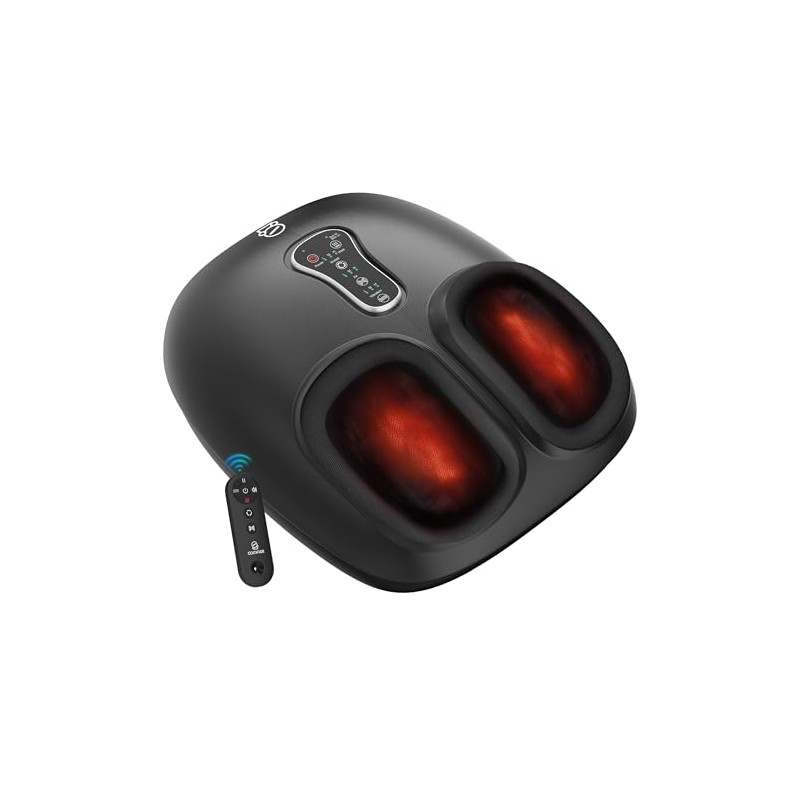 COMFIER Foot Massager with Remote Control, Heat,Compression,Vibration