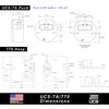 PACLOCK's UCS-7A/770 Hasp and Puck Kit, High Performance 6-Pin Cylinder,