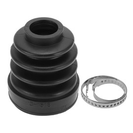 Hihaha No.3287A9 CV Joint Boot Kit W/Clamps for PEUGEOT 1007 2005-2009 Inner Constant Velocity Joint Boot Strong Durable Rubber 1 Set Black
