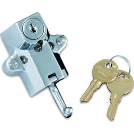 Kuryakyn 4220 Motorcycle Accessory: Tamper-Proof Helmet Security Lock, Universal Fit for Motorcycles with 7/8" to 1-1/4" Diameter Frame Tubes, Chrome